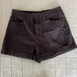 No Boundaries Black Denim Shorts